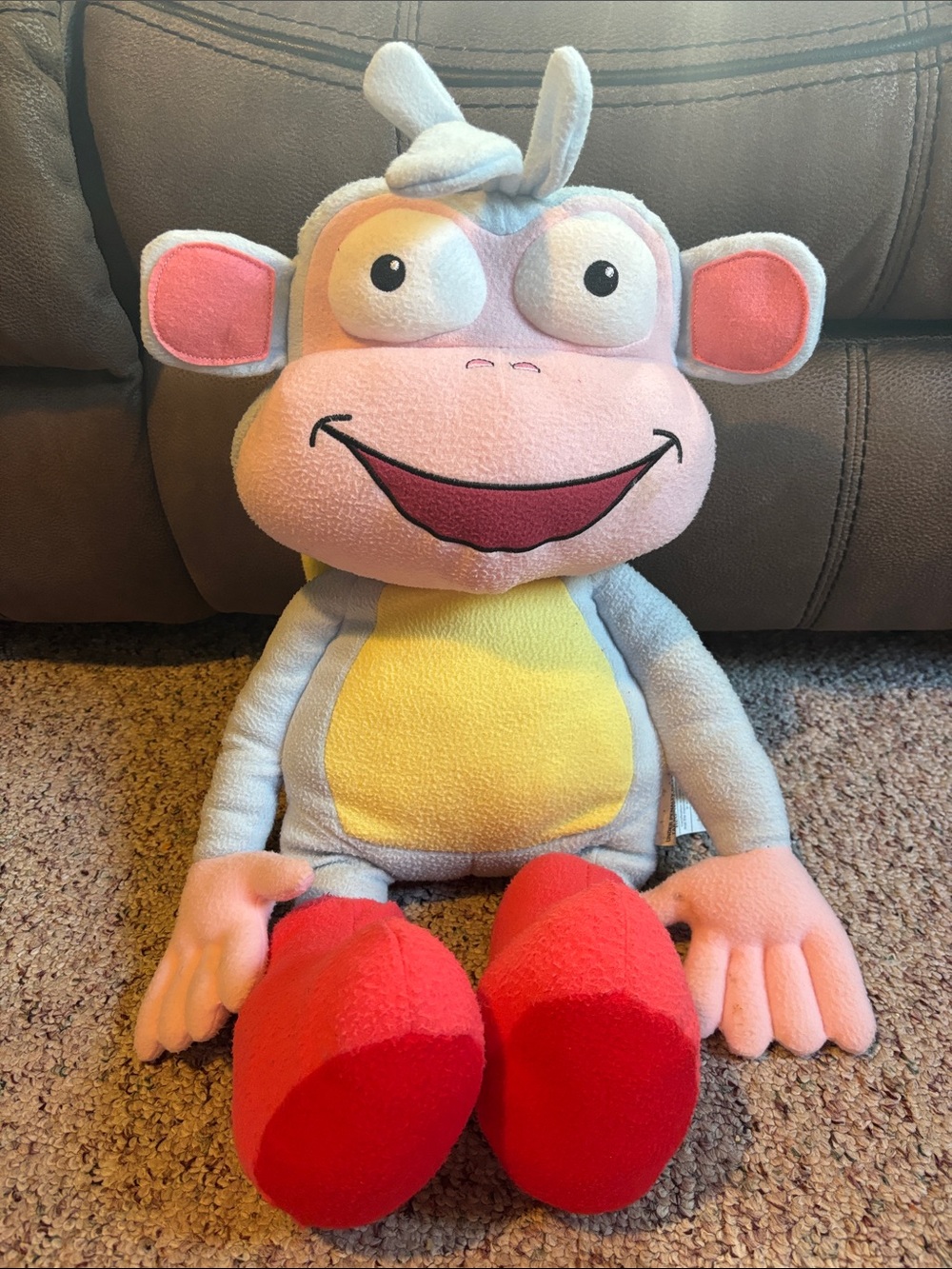 Dora The Explorer Boots Monkey 25” Large Big Plush Toy 2012 Nick Jr